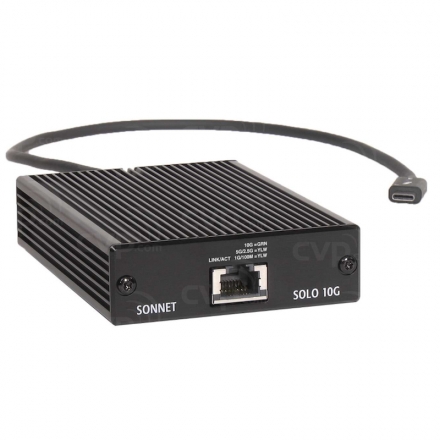 SONNET Solo 10G Thunderbolt 3 zu 10GBASE-T Ethernet Adapter 