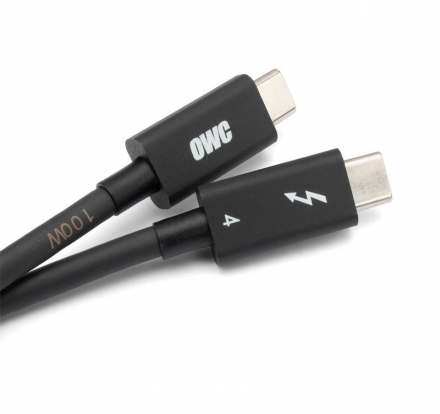 OWC Thunderbolt 4/USB-C Kabel, 2m, schwarz 