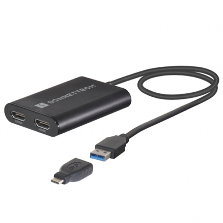 SONNET USB-C Dual 4K 60Hz HDMI 2.0 Adapter für M1 und M2 Macs 