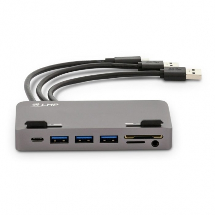 LMP USB-C Attach Dock Pro 4K 10 Port für iMac, USB-C Gen2 (10G), space grau 