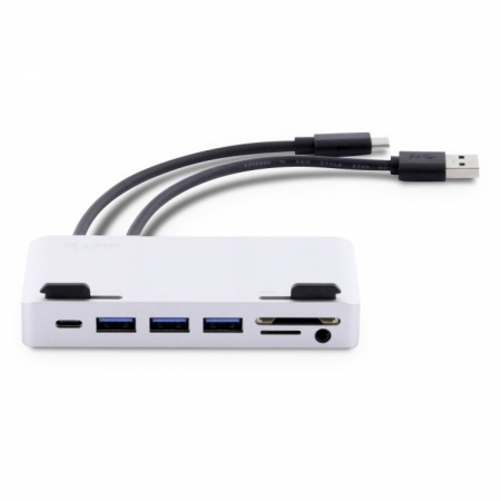 LMP USB-C Attach Hub 7 Port für iMac, USB-C Gen 2 (10G), silber 