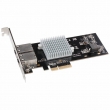 SONNET Presto 10GBASE-T Ethernet 2-Port PCIe Card 