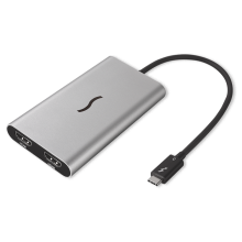 SONNET Thunderbolt 3 auf Dual HDMI Adapter, space grey, (für 4K Displays) 